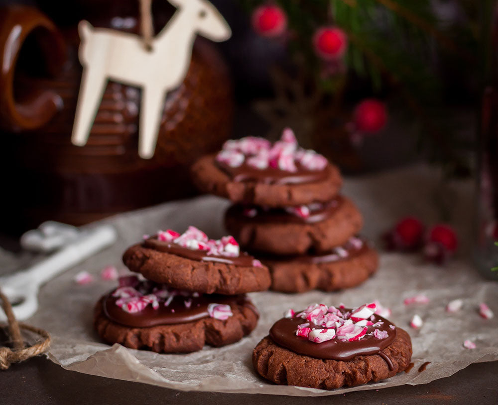 Perfect Keto Peppermint Thumbprint Cookies