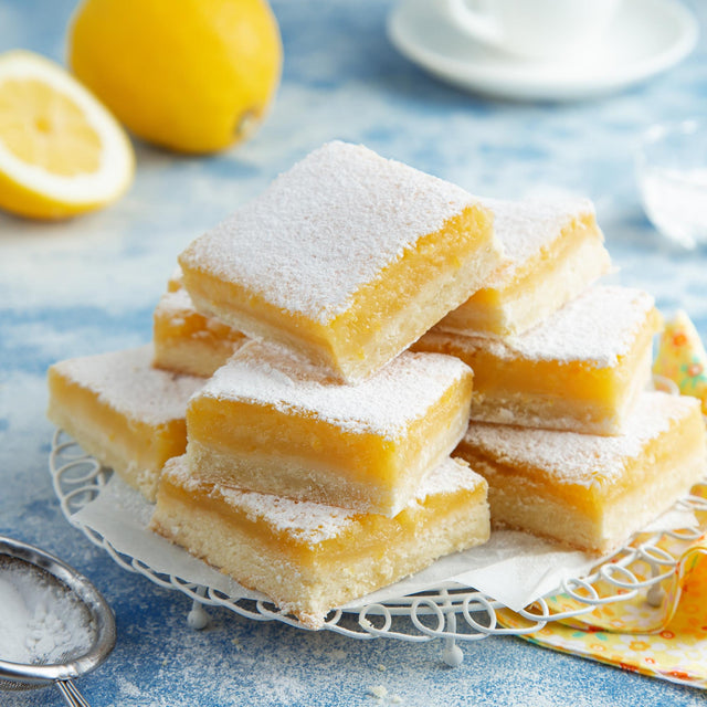 Keto Lemon Bars - No Sugar Added, Gluten Free, Low Carb Dessert