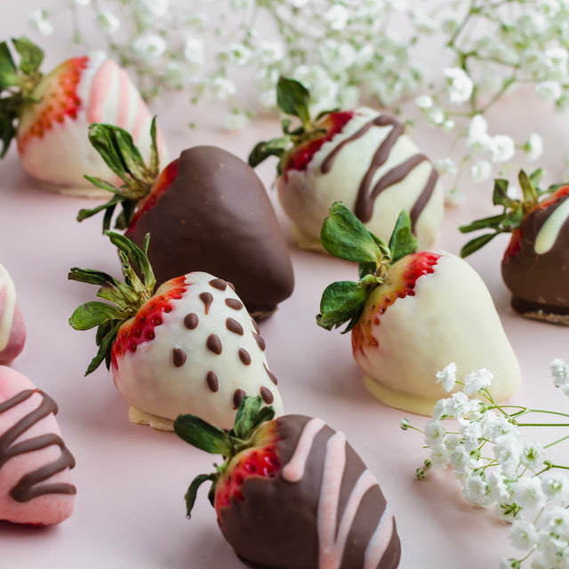 Strawberries Covered in Sugar Free Chocolate