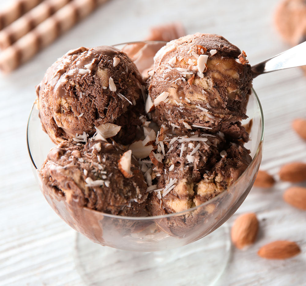 Ninja Creami Protein Rocky Road Ice Cream