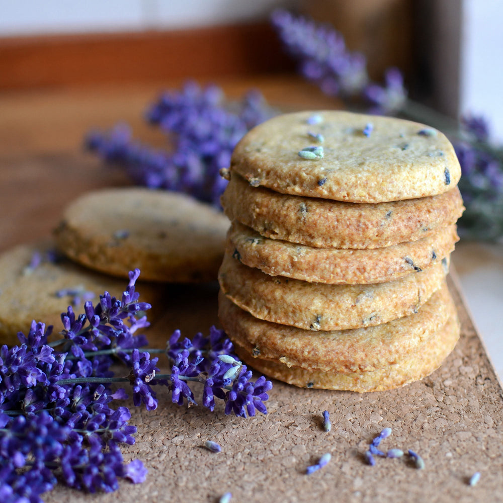Lavender Shortbread Cookies