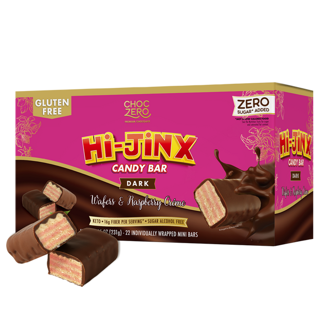 Dark Chocolate Raspberry Hi-Jinx Bars
