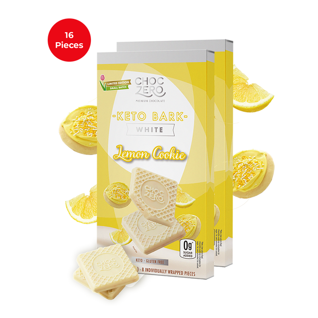 White Chocolate Lemon Cookie Keto Bark
