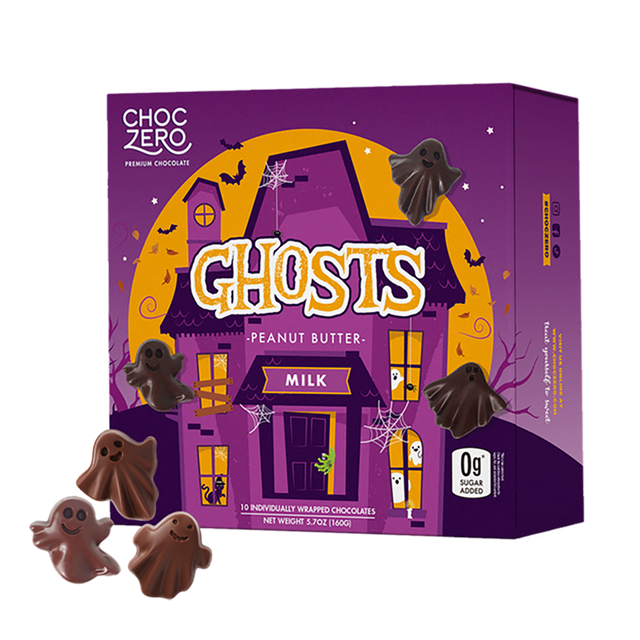 Milk Chocolate Peanut Butter Ghosts