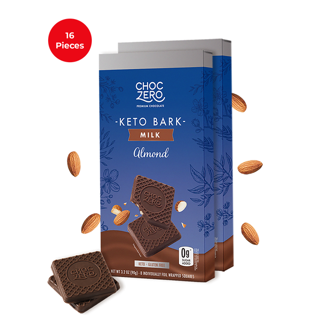 Milk Chocolate Almond Keto Bark